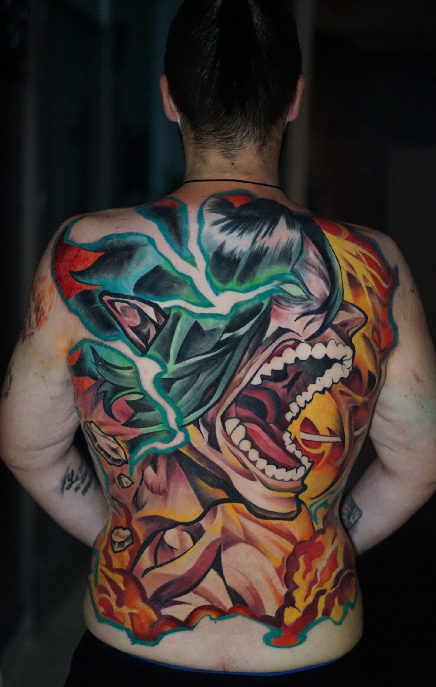 Espalda tatuada
