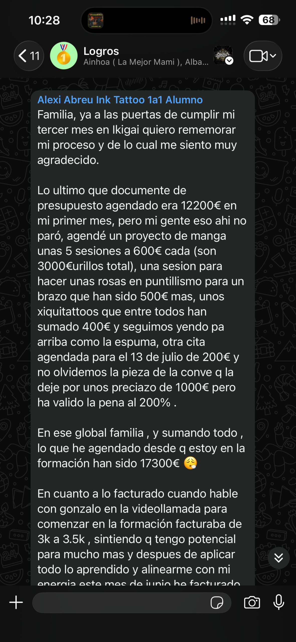 Testimonio de alumno de IKIGAI