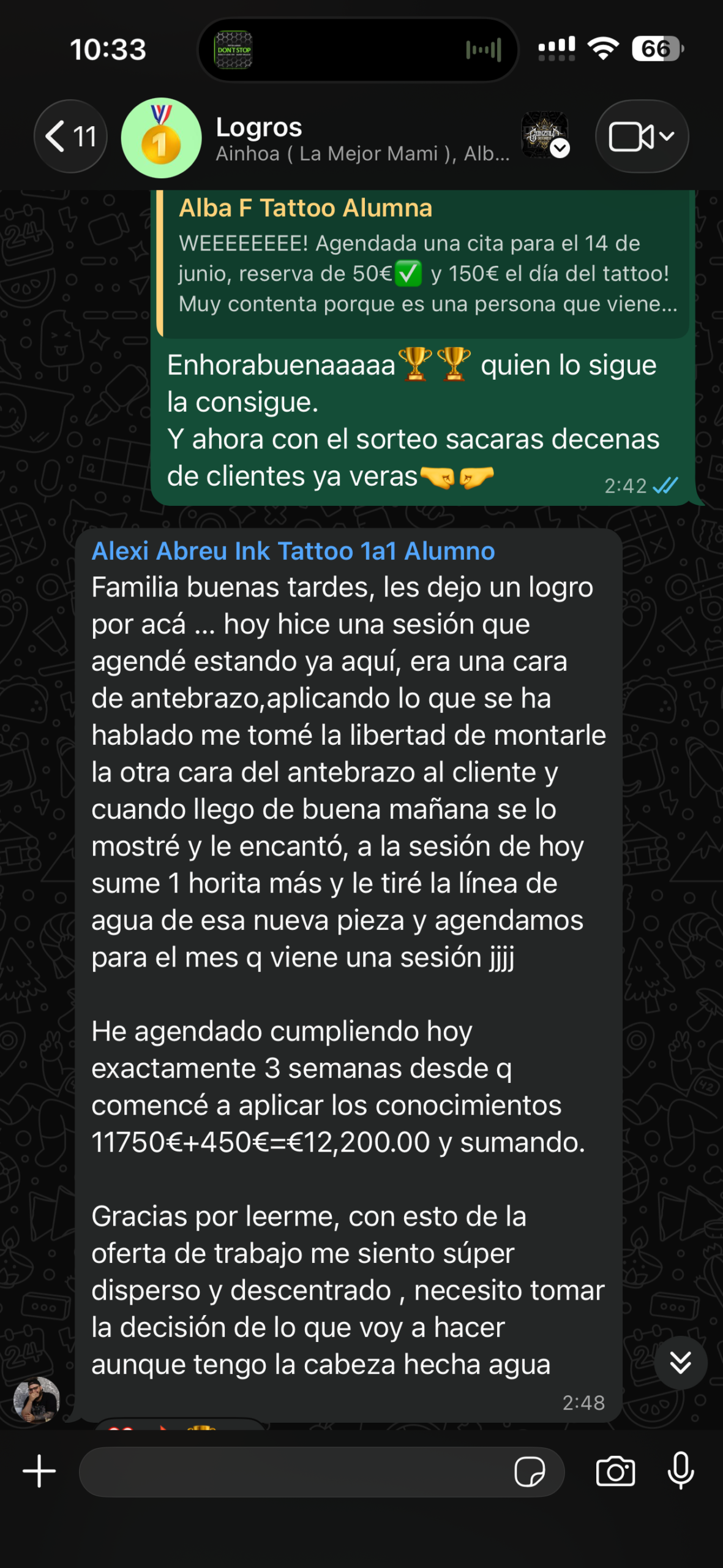 Testimonio de alumno de IKIGAI