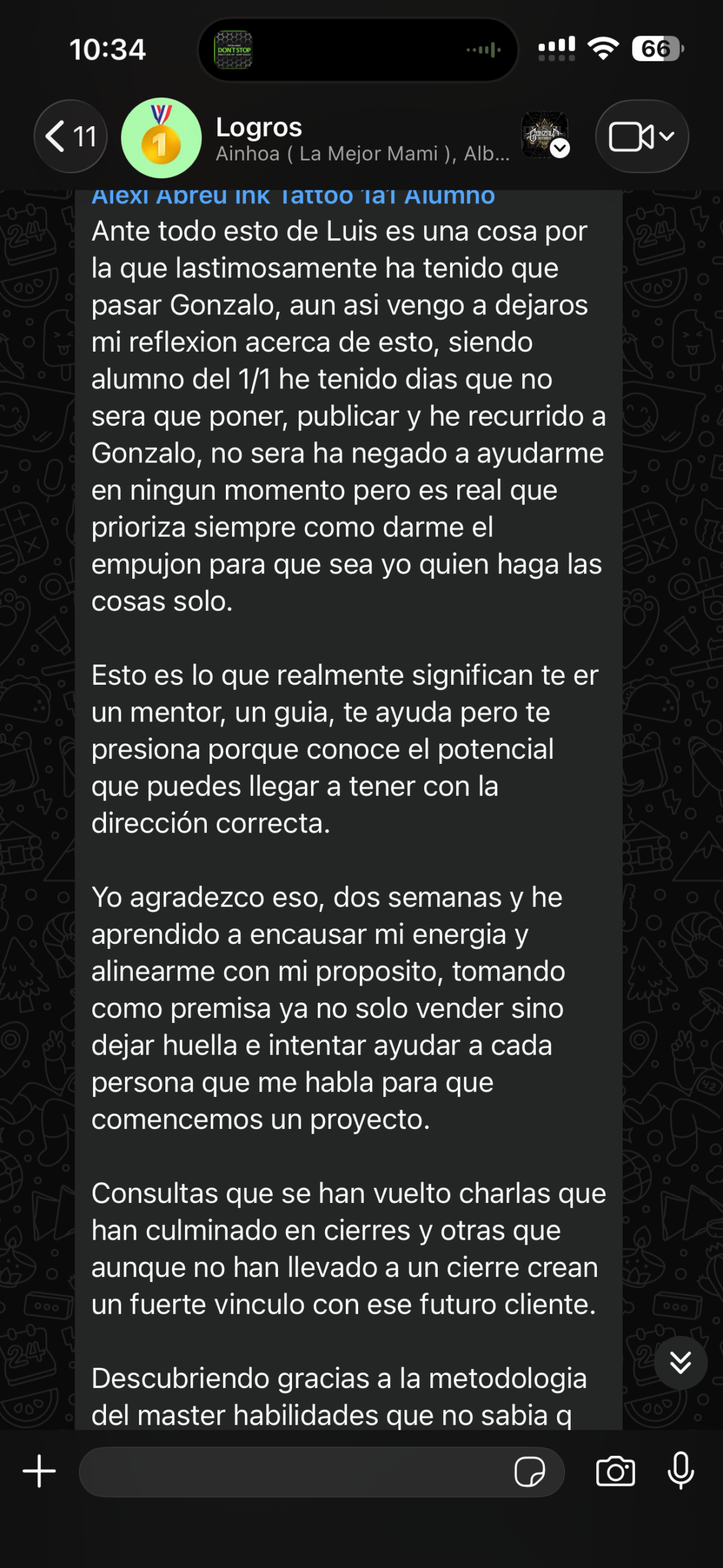 Testimonio de alumno de IKIGAI