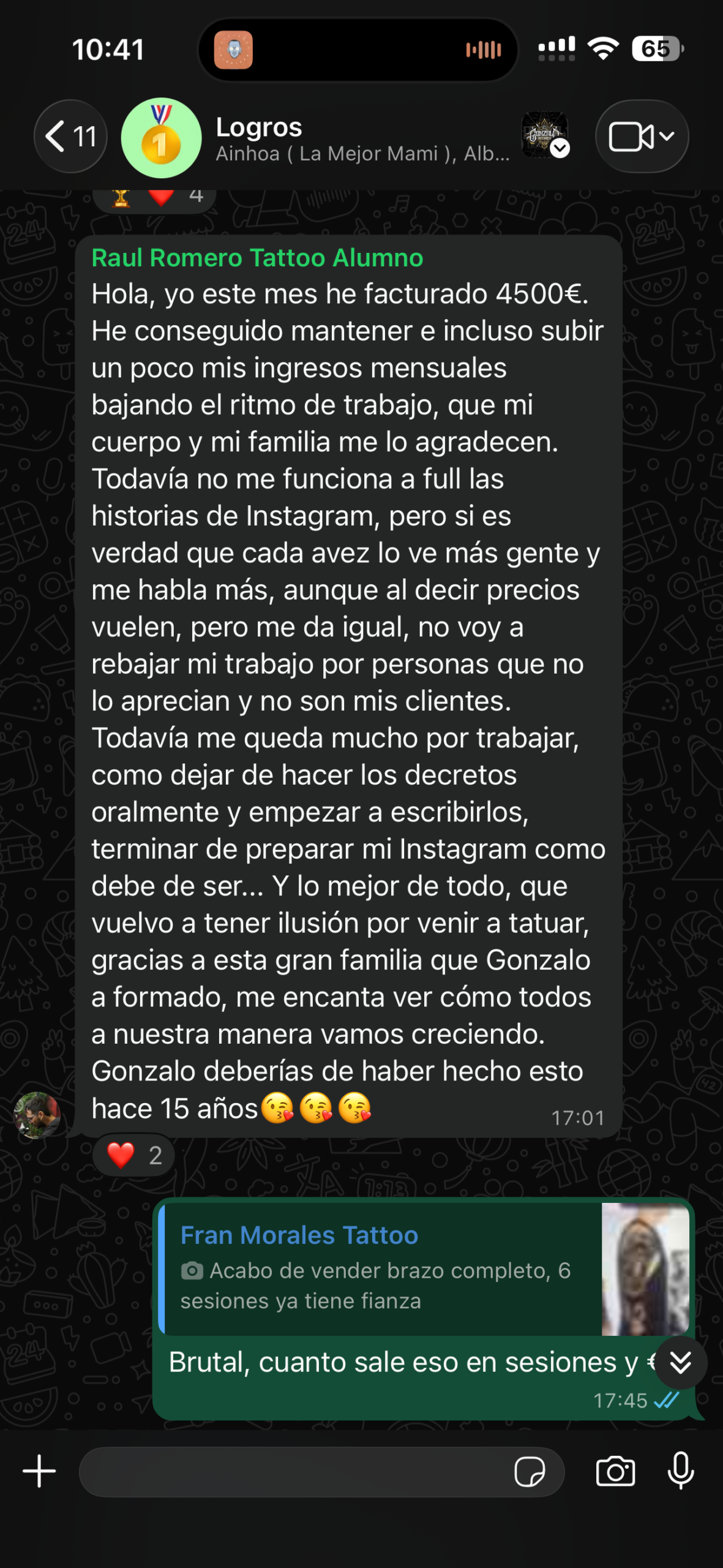 Testimonio de alumno de IKIGAI