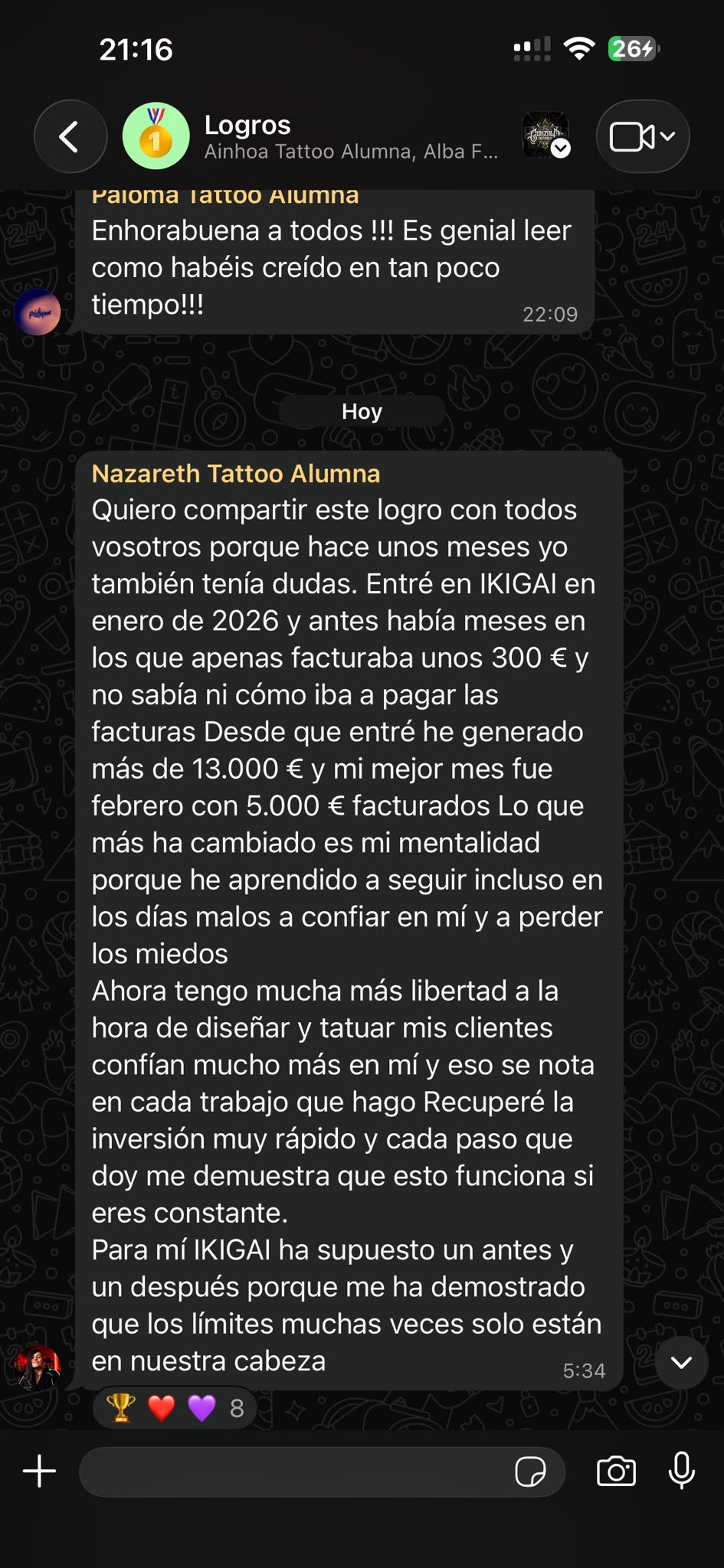 Testimonio de alumno de IKIGAI